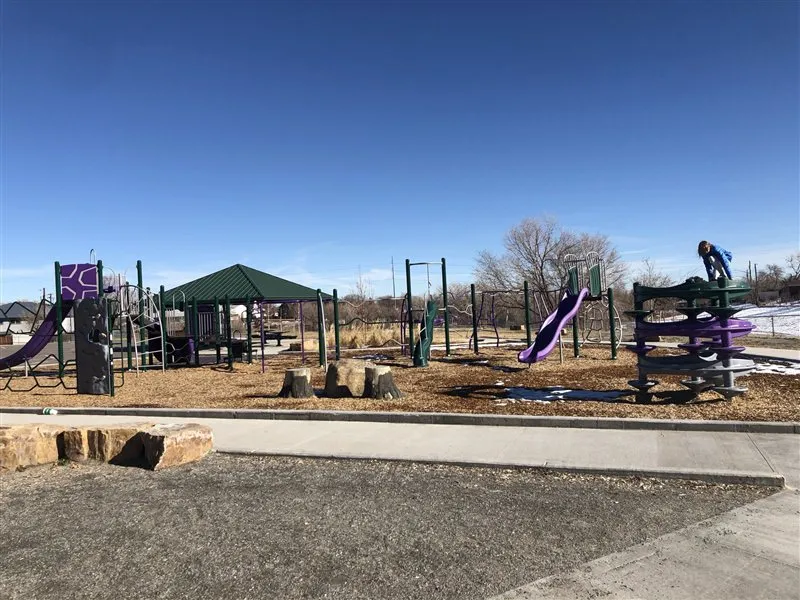 Large shade cover playground space at Studio School